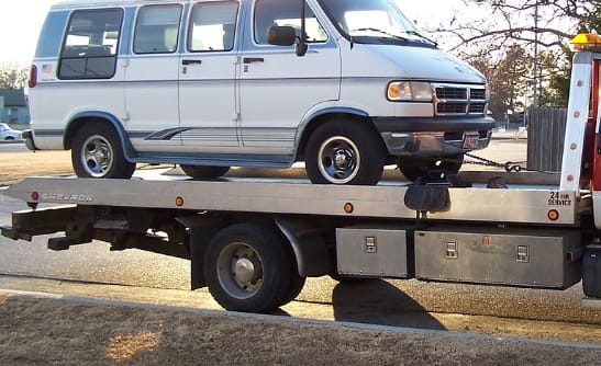 car towed